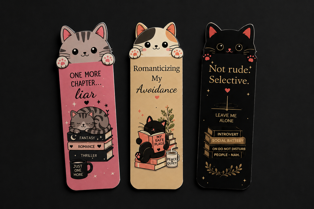 Bookish Cat Bookmark