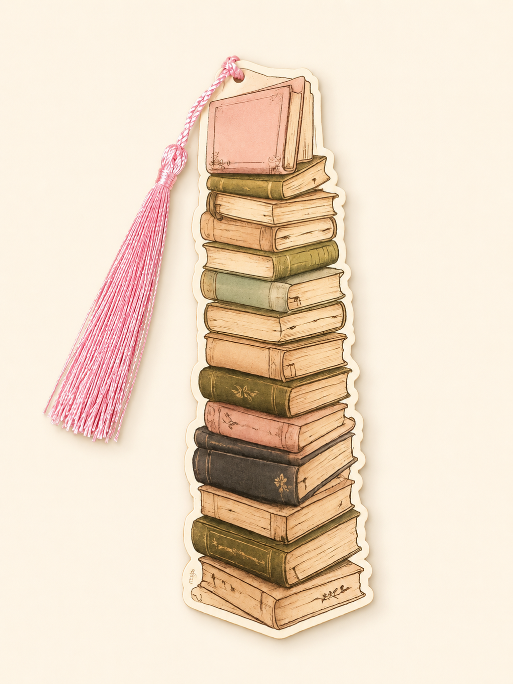 Stack Of Books Bookmark
