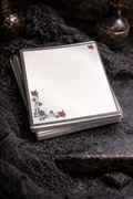 Small Gothic Rose Notepad-Dark aesthetic