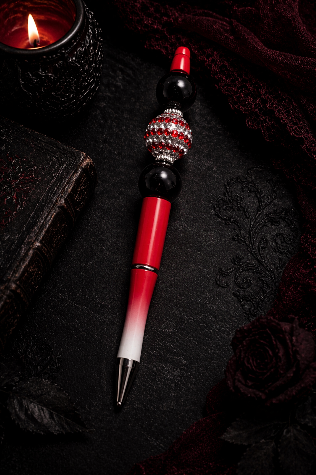 Bloodline Gothic Beaded Pen