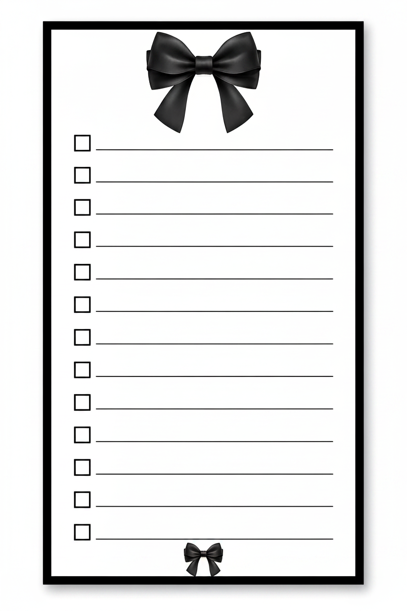 Bows Notepad Lg
