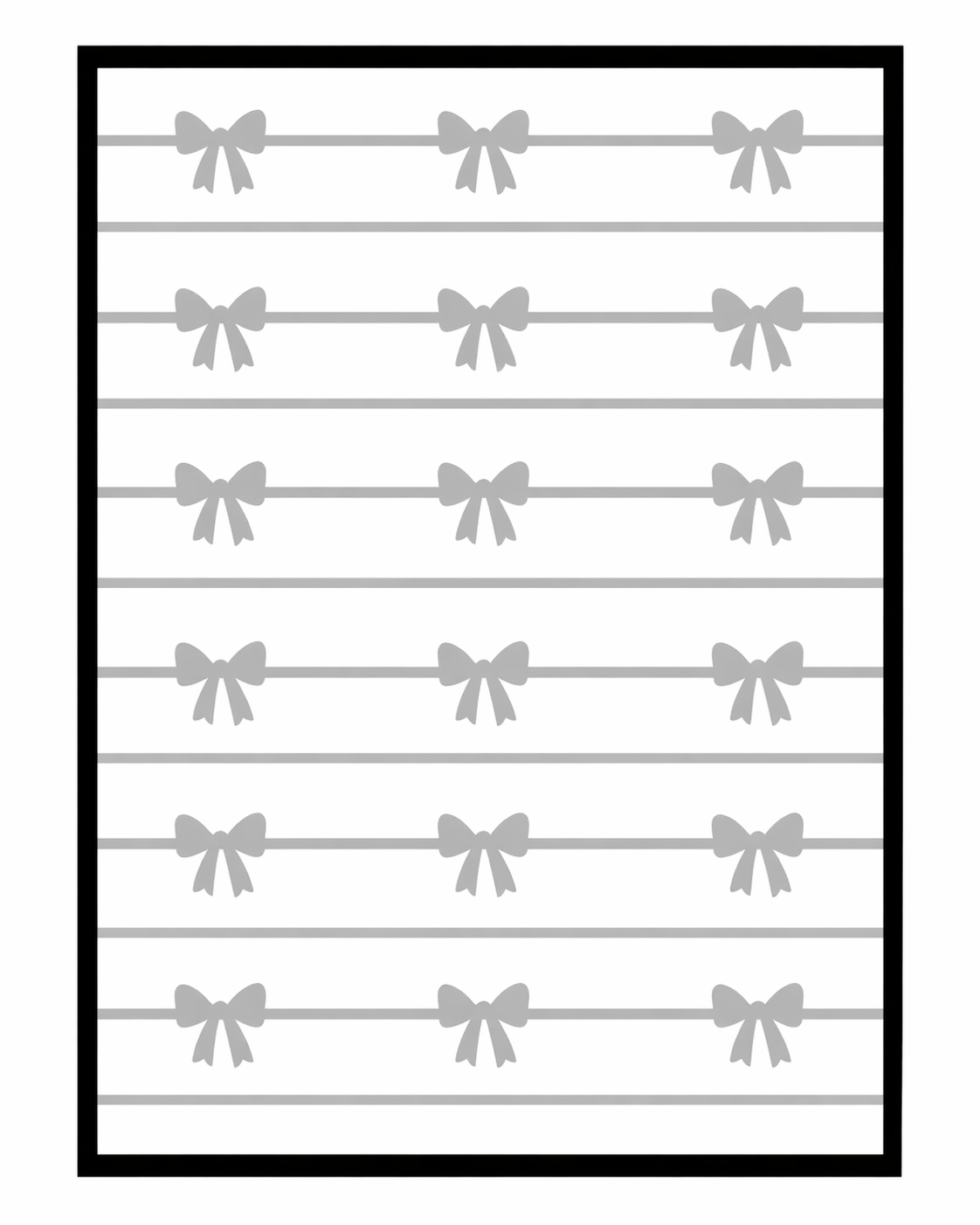 Small Bows Notepad