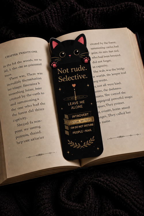 Bookish Cat Bookmark