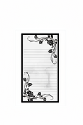 Gothic Rose Notepad