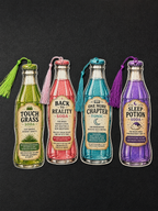 Funny Bottle Tassel Bookmarks