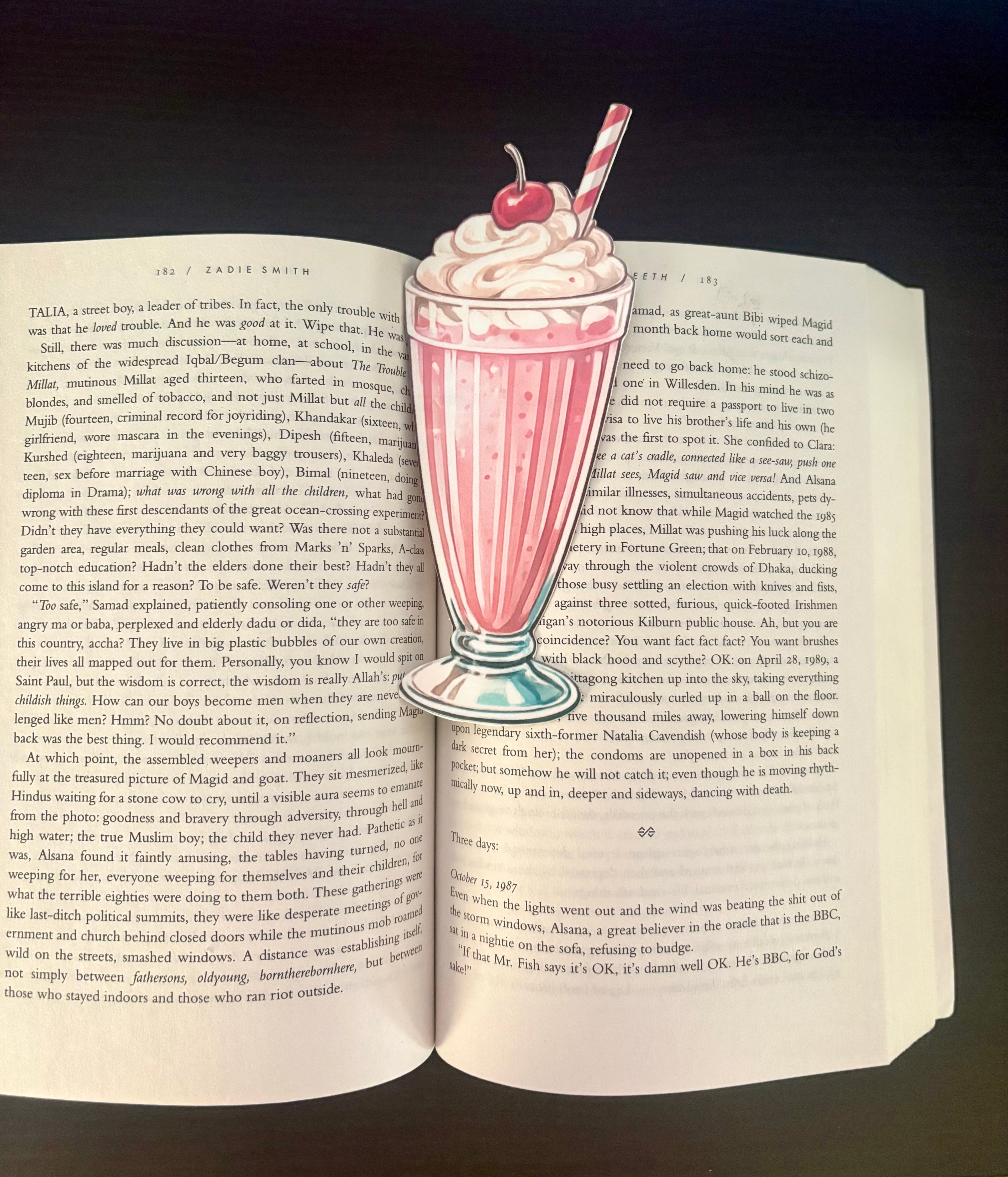 Retro Diner Bookmark