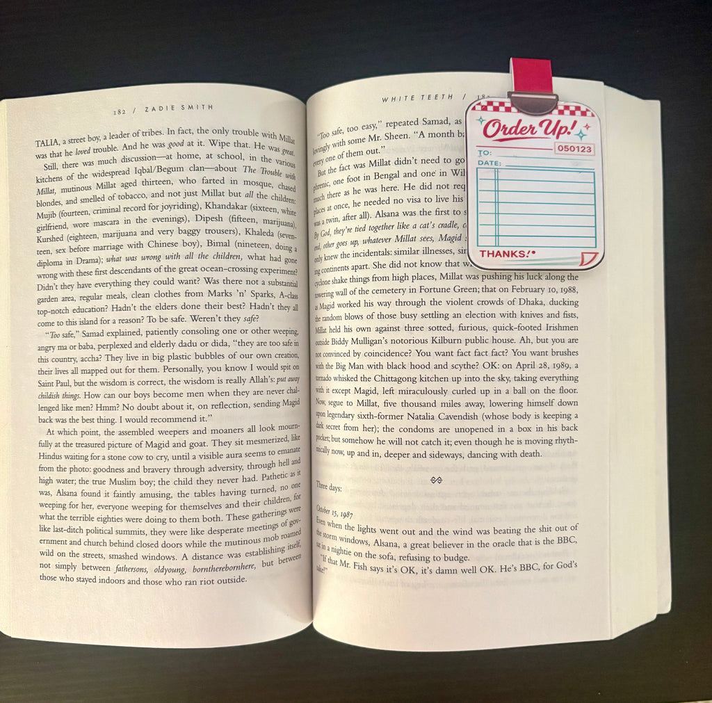 Retro Diner Bookmark