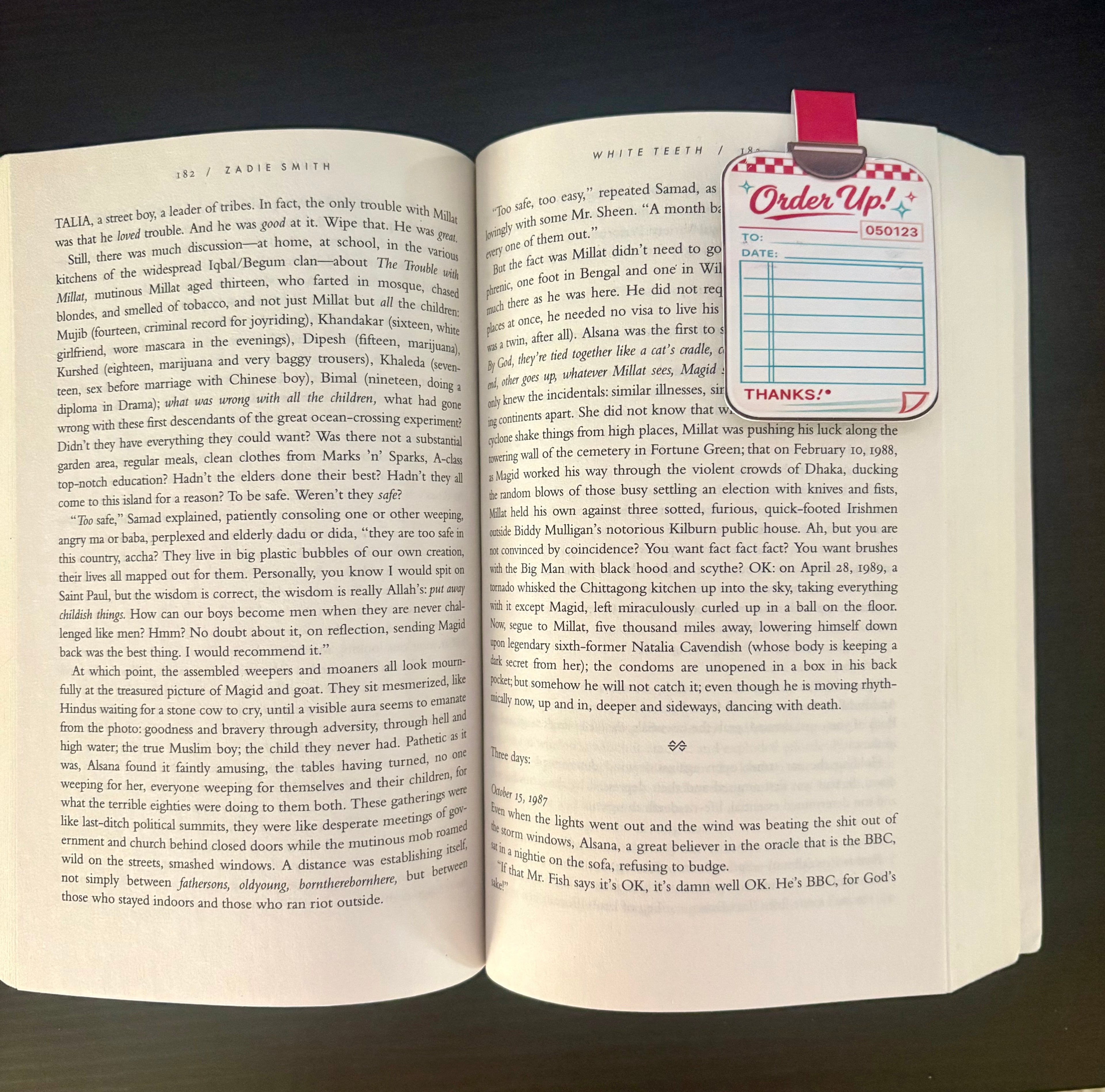 Retro Diner Bookmark