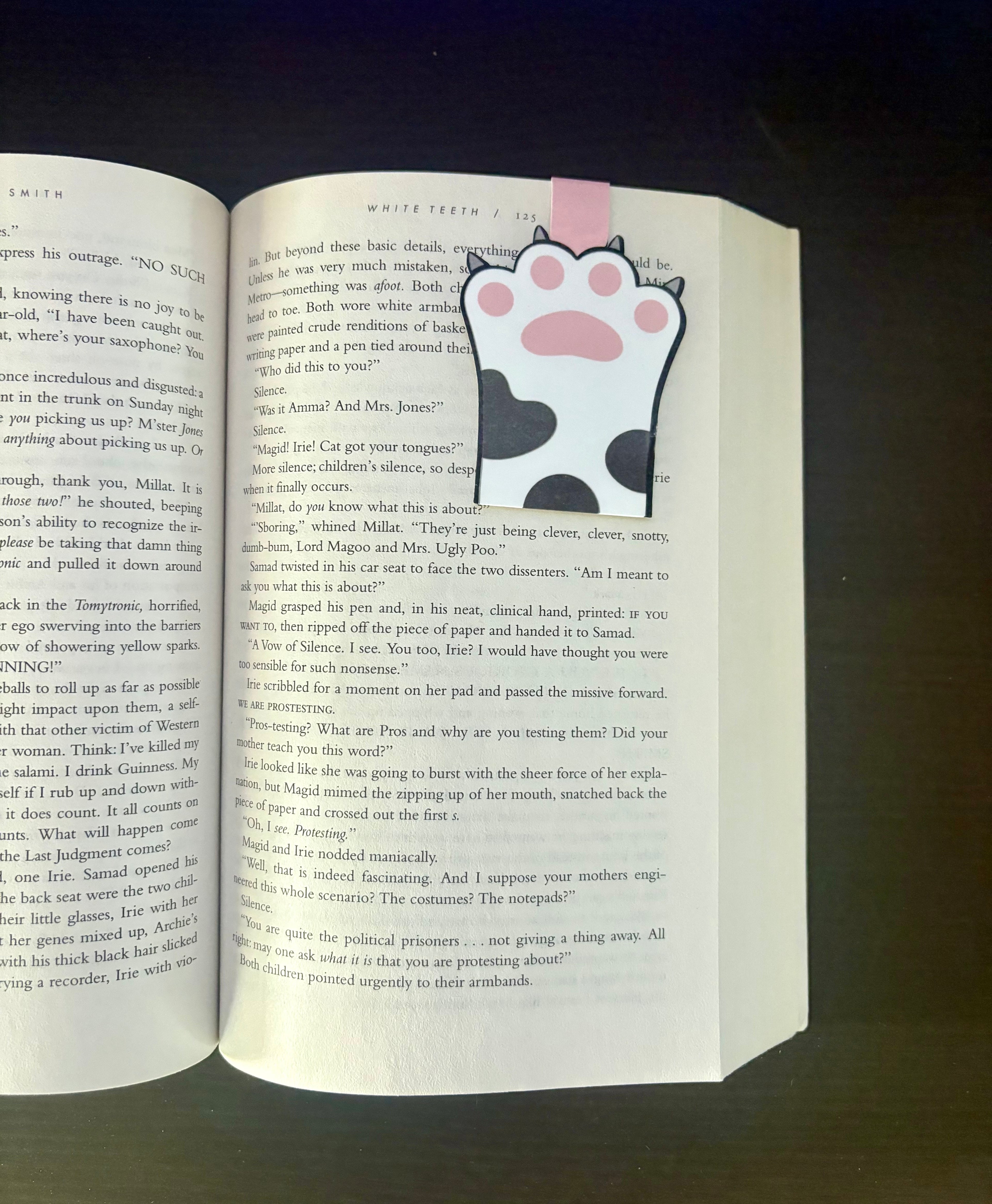 Cat Paw Magnetic Bookmark