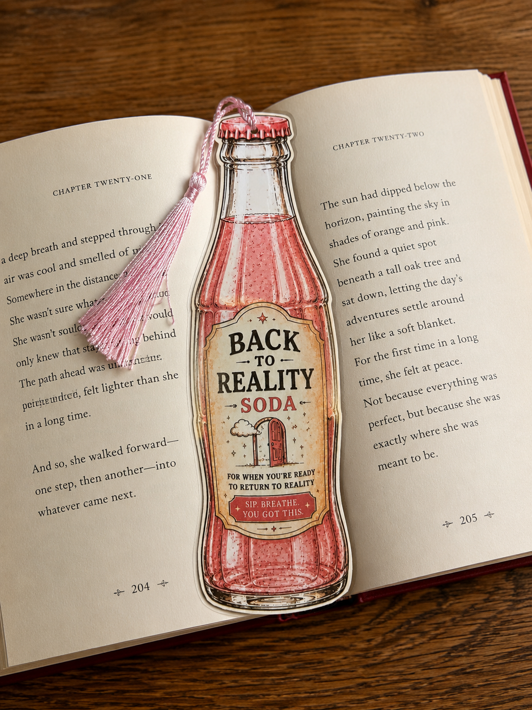 Funny Bottle Tassel Bookmarks