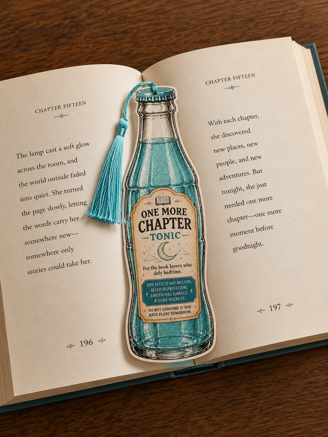 Funny Bottle Tassel Bookmarks
