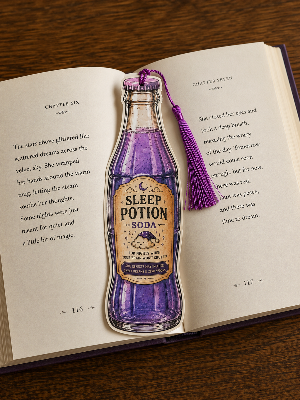 Funny Bottle Tassel Bookmarks