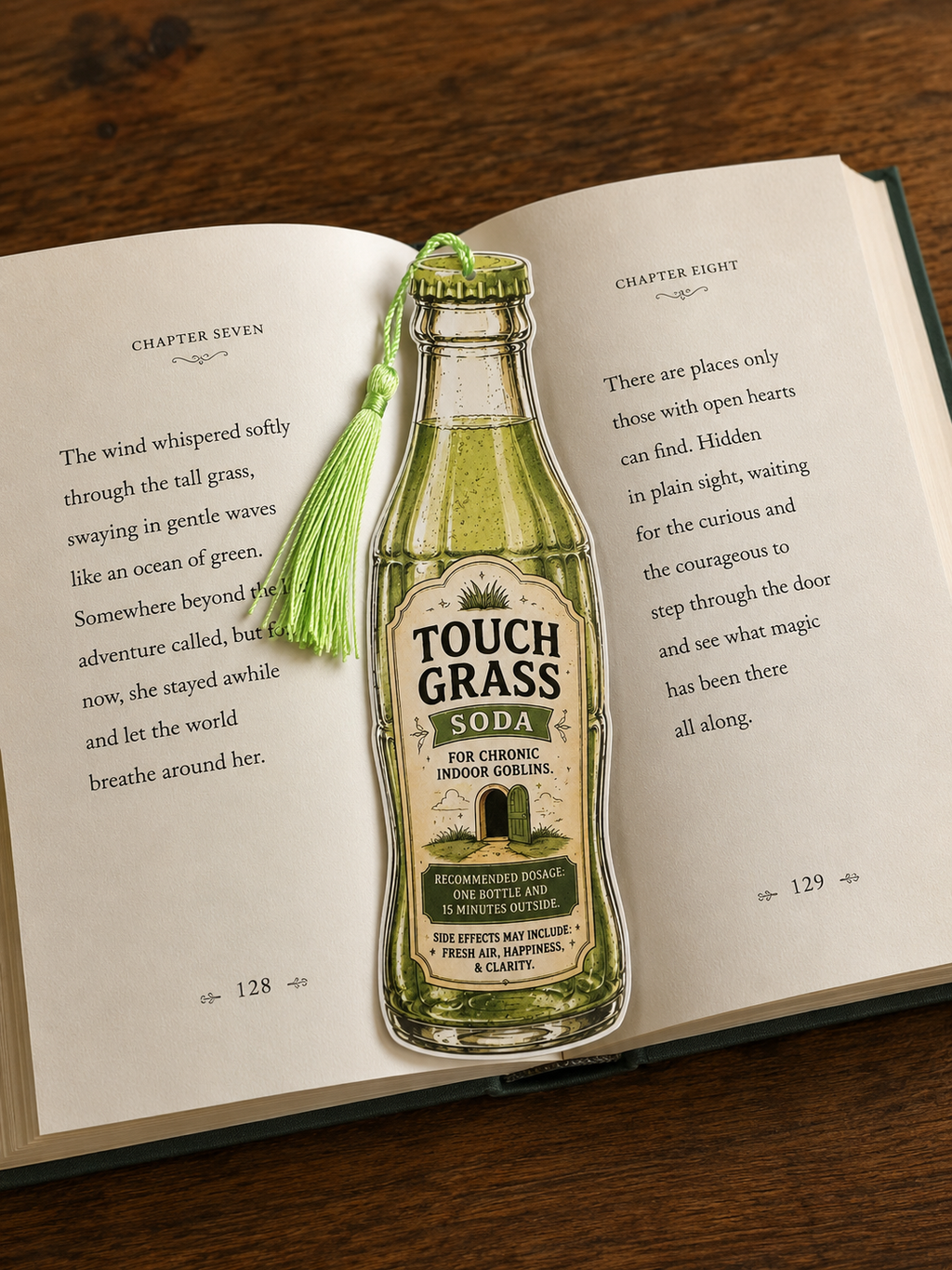 Funny Bottle Tassel Bookmarks