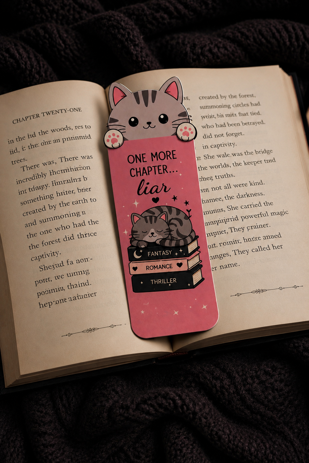 Bookish Cat Bookmark